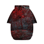 Bloody Room Print Dog Zip Up Hoodie