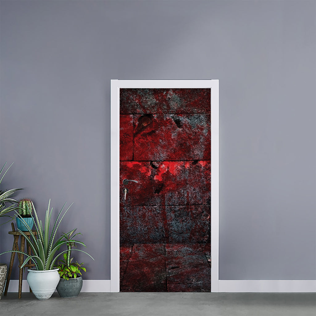 Bloody Room Print Door Sticker