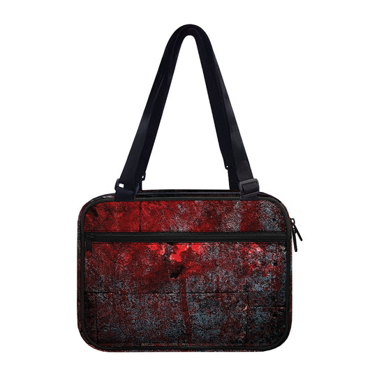 Bloody Room Print Double Strap Bible Bag