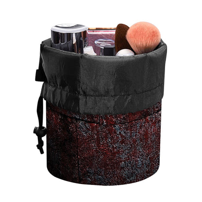 Bloody Room Print Drawstring Makeup Bag