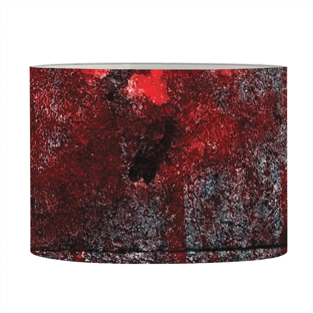 Bloody Room Print Drum Lamp Shade
