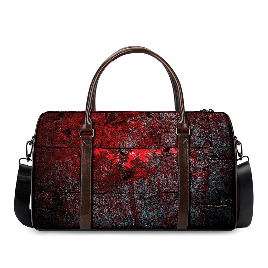 Bloody Room Print Duffle Bag