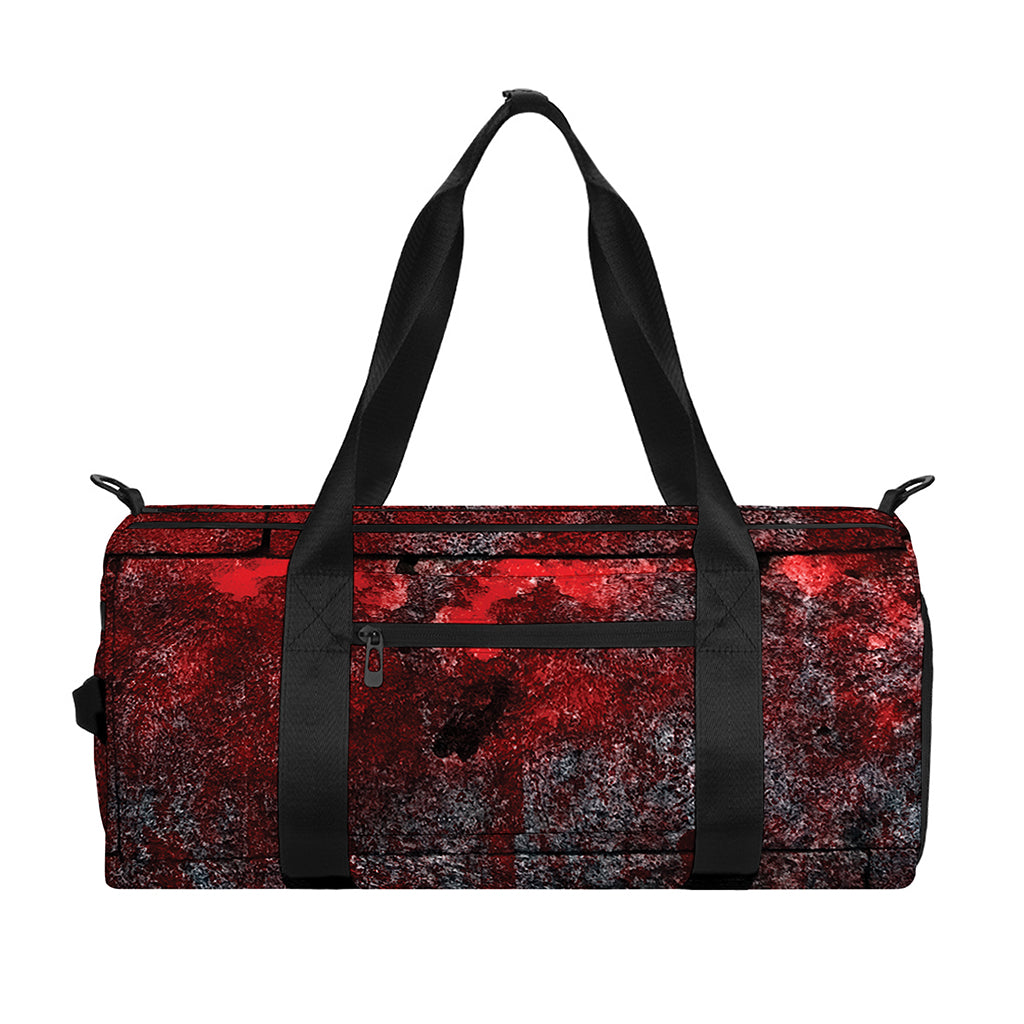 Bloody Room Print Gym Bag