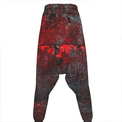 Bloody Room Print Hammer Pants