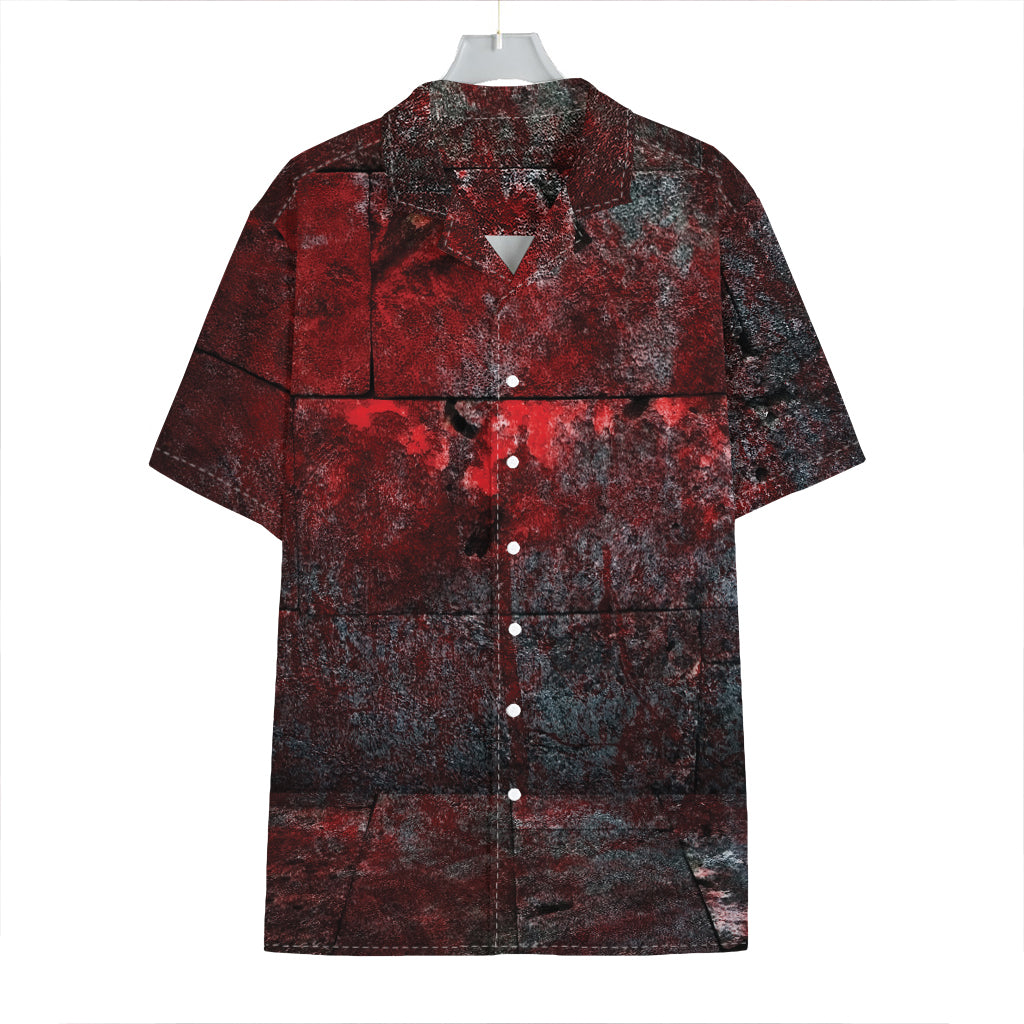 Bloody Room Print Hawaiian Shirt