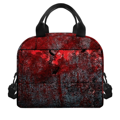 Bloody Room Print Insulated Lunch Bag