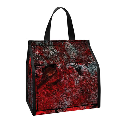 Bloody Room Print Insulated Lunch Tote