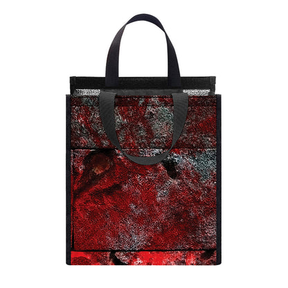 Bloody Room Print Insulated Lunch Tote