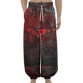 Bloody Room Print Lantern Pants