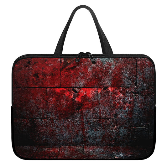 Bloody Room Print Laptop Sleeve With Handle