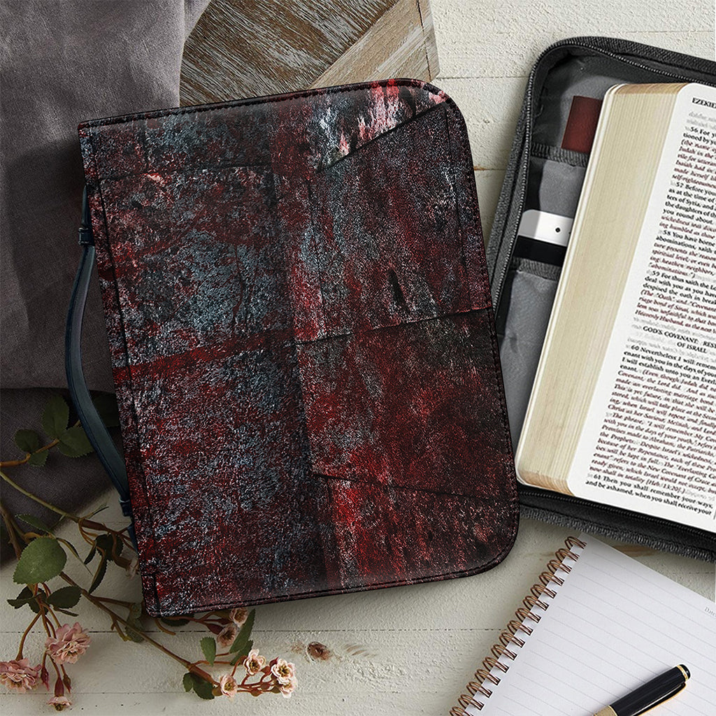Bloody Room Print Leather Bible Cover
