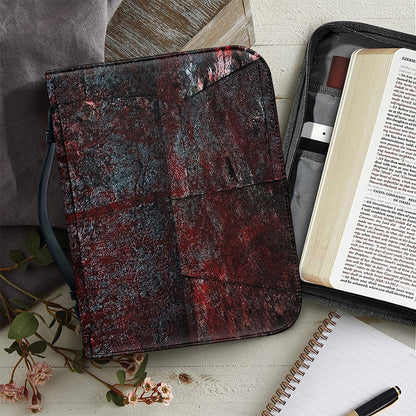 Bloody Room Print Leather Bible Cover