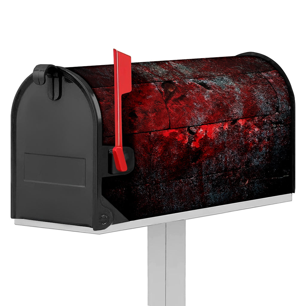 Bloody Room Print Mailbox Cover