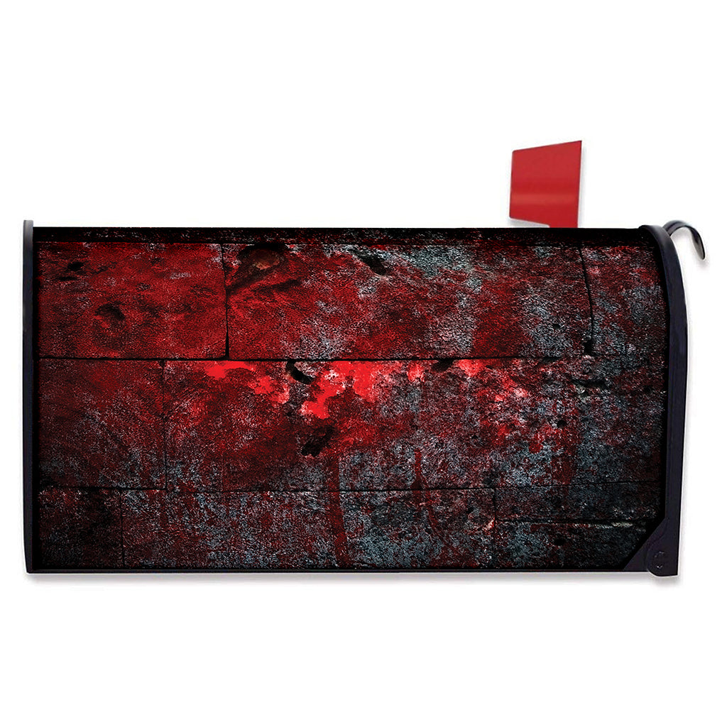 Bloody Room Print Mailbox Cover