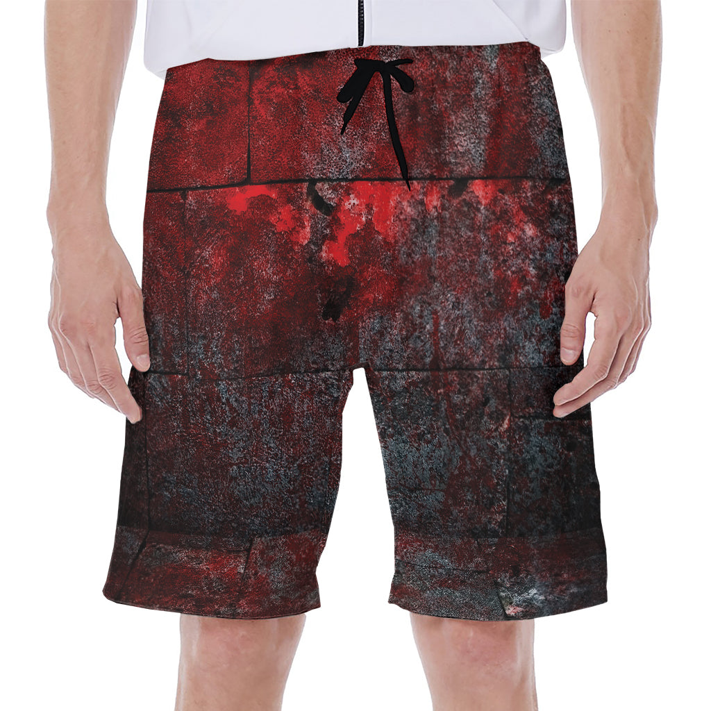 Bloody Room Print Men's Beach Shorts