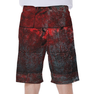 Bloody Room Print Men's Beach Shorts