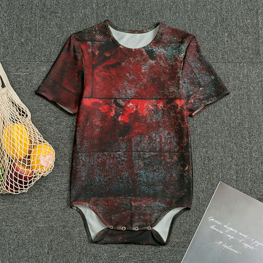 Bloody Room Print Men's Bodysuit