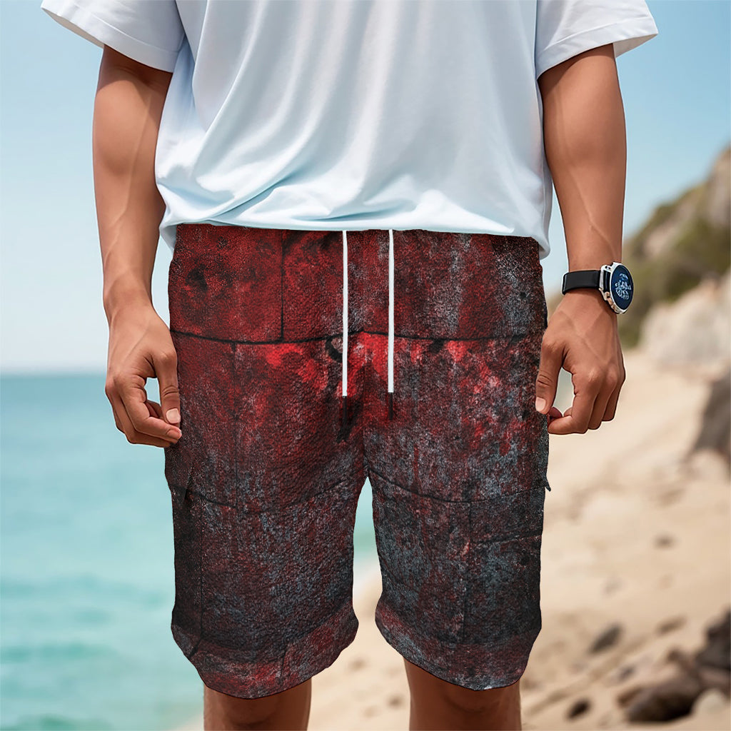 Bloody Room Print Men's Cargo Shorts