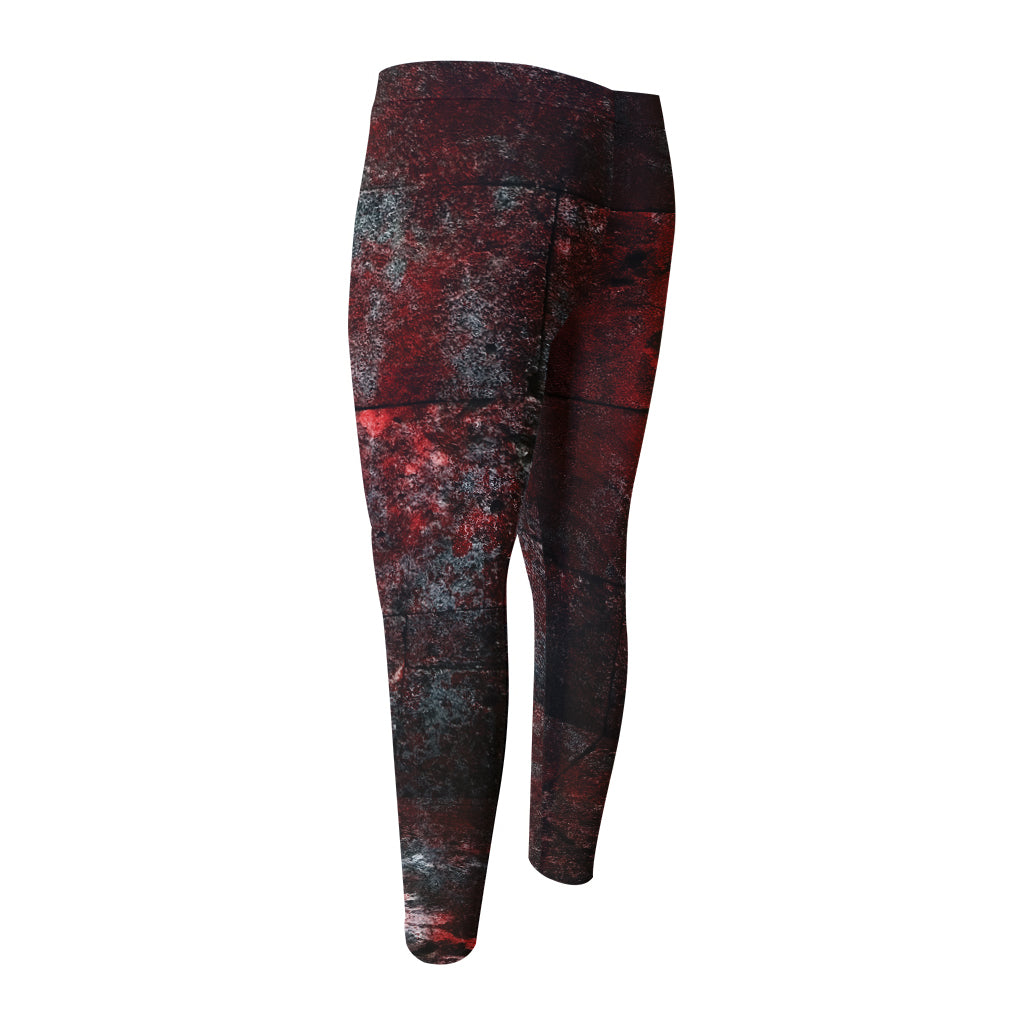 Bloody Room Print Men's Compression Pants