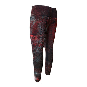 Bloody Room Print Men's Compression Pants