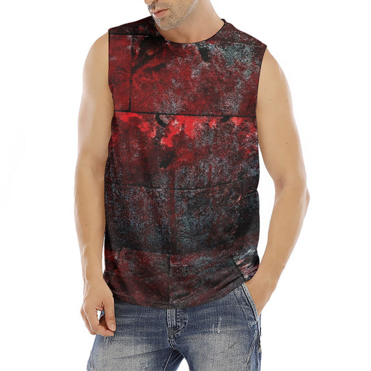 Bloody Room Print Men's Fitness Tank Top