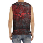 Bloody Room Print Men's Fitness Tank Top