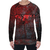 Bloody Room Print Men's Long Sleeve T-Shirt