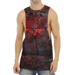 Bloody Room Print Men's Muscle Tank Top