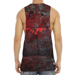 Bloody Room Print Men's Muscle Tank Top