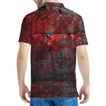 Bloody Room Print Men's Polo Shirt