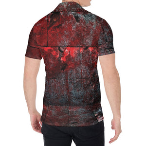 Bloody Room Print Men's Shirt