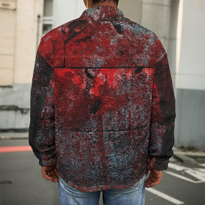 Bloody Room Print Men's Shirt Jacket