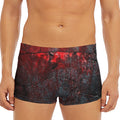 Bloody Room Print Men's Short Boxer Briefs