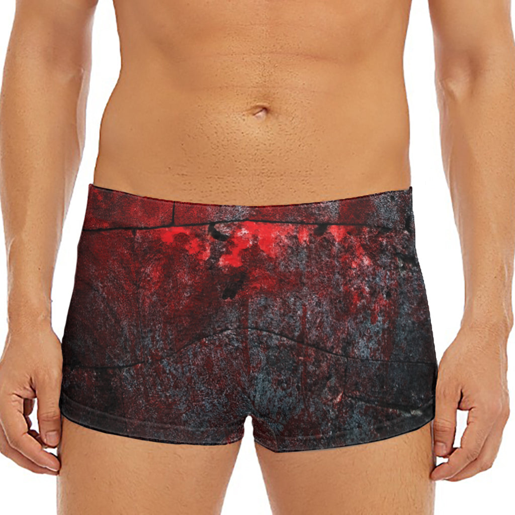 Bloody Room Print Men's Short Boxer Briefs