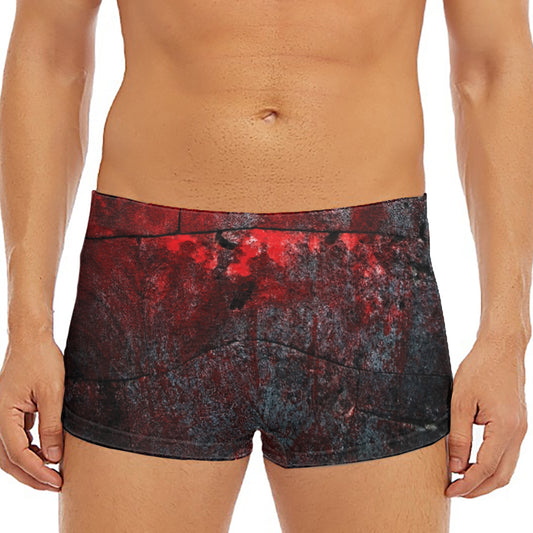 Bloody Room Print Men's Short Boxer Briefs