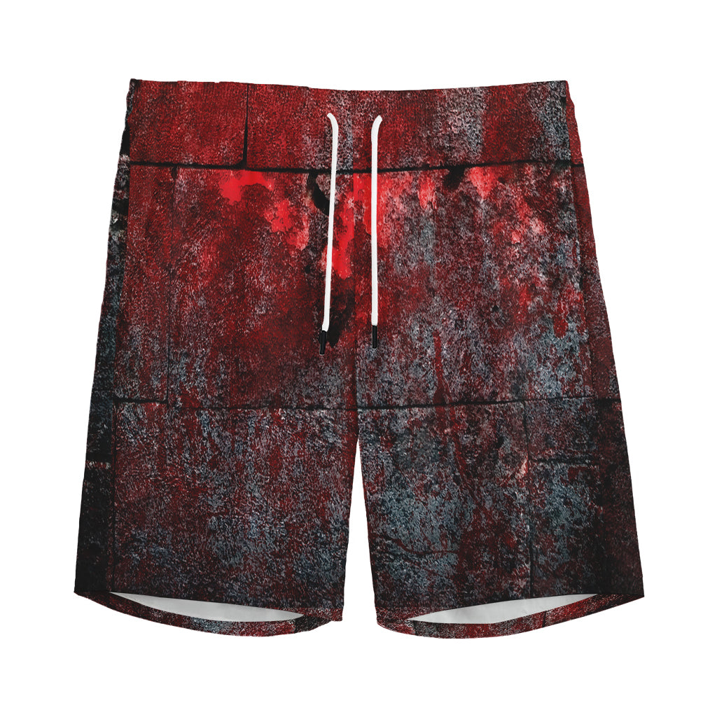 Bloody Room Print Men's Sports Shorts