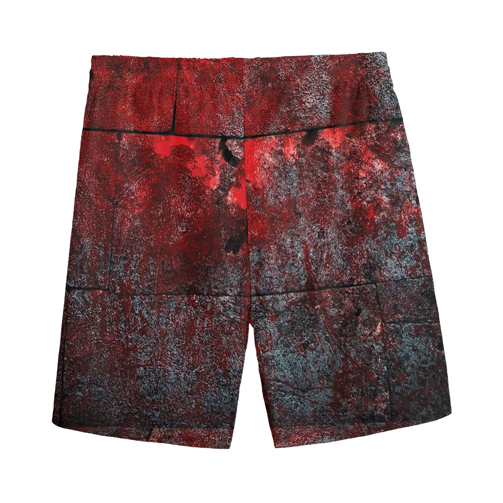 Bloody Room Print Men's Sports Shorts