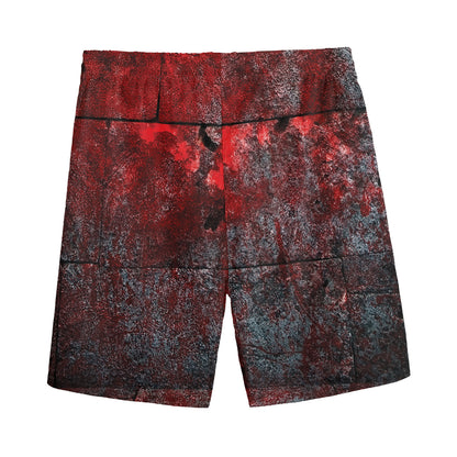 Bloody Room Print Men's Sports Shorts
