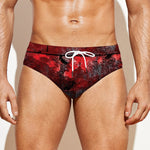 Bloody Room Print Men's Swim Briefs