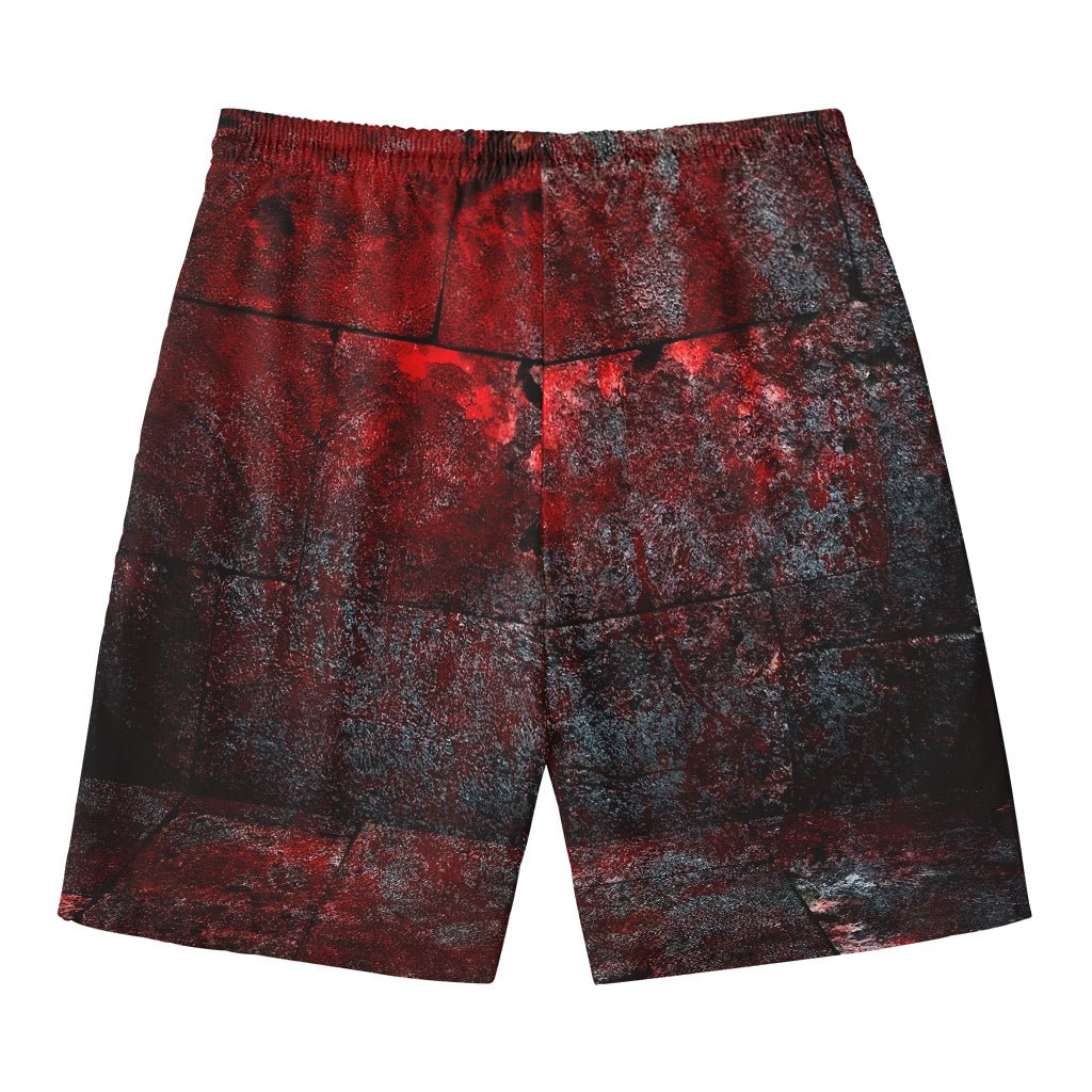 Bloody Room Print Men's Swim Trunks
