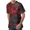 Bloody Room Print Men's Velvet T-Shirt