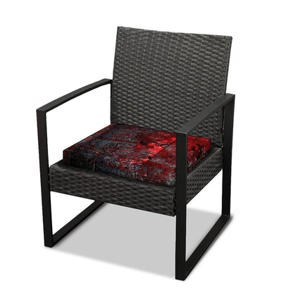 Bloody Room Print Outdoor Seat Cushion Cover