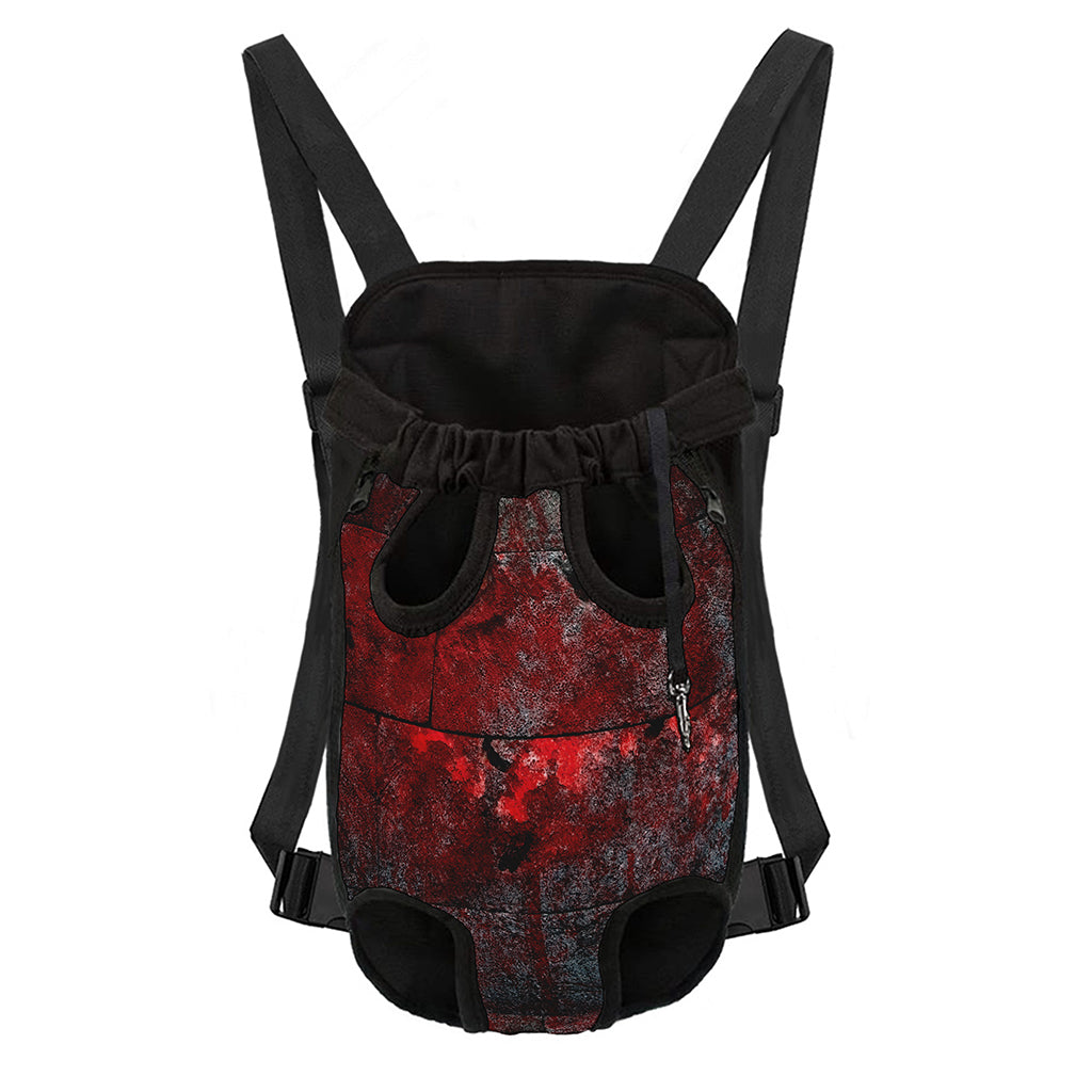 Bloody Room Print Pet Carrier Backpack