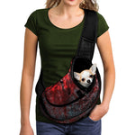 Bloody Room Print Pet Sling Carrier