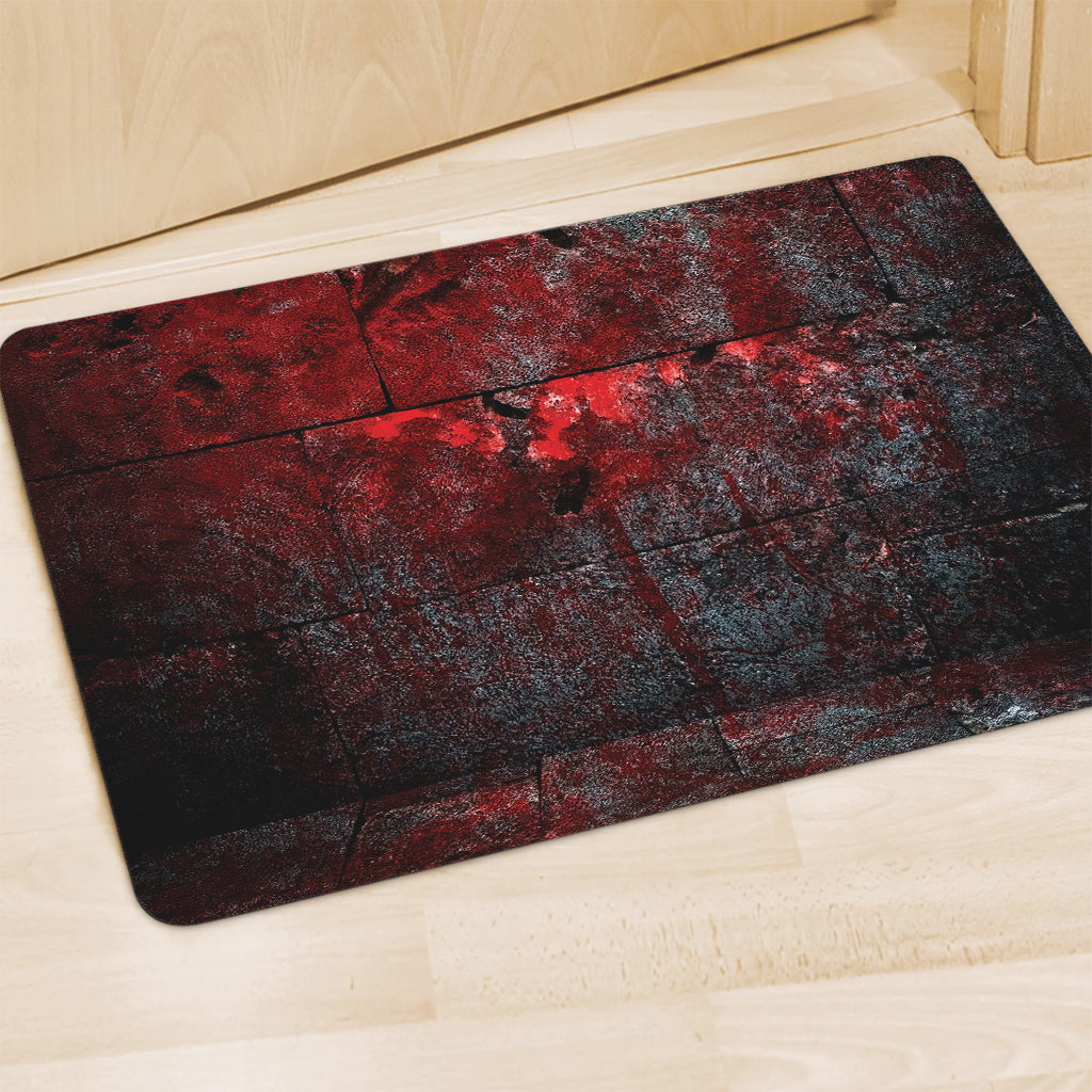 Bloody Room Print Polyester Doormat