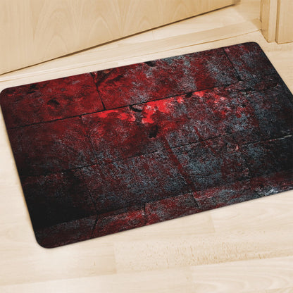 Bloody Room Print Polyester Doormat