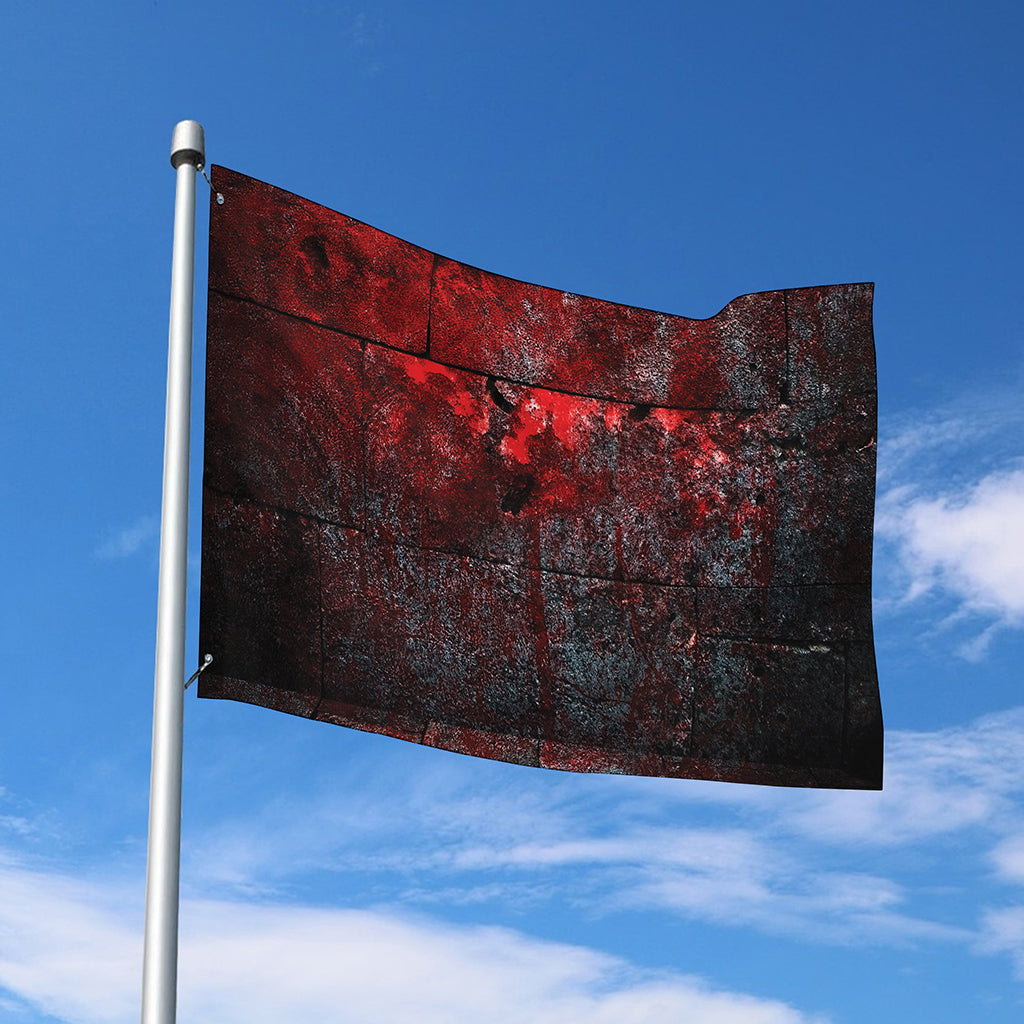 Bloody Room Print Polyester Flag