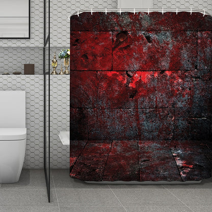 Bloody Room Print Polyester Shower Curtain