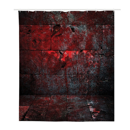 Bloody Room Print Polyester Shower Curtain