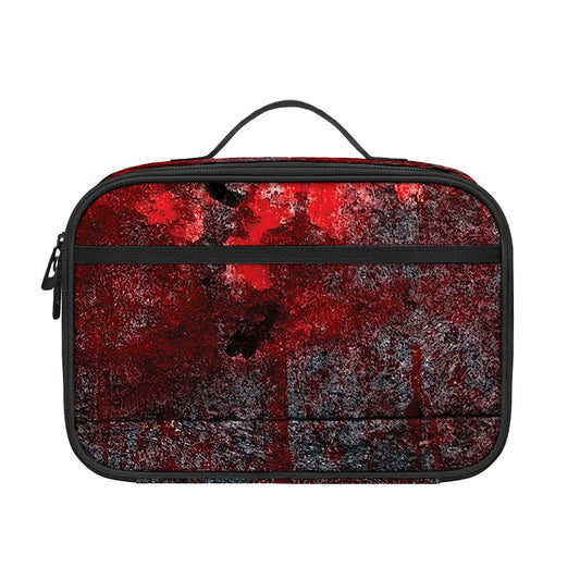 Bloody Room Print Portable Lunch Bag
